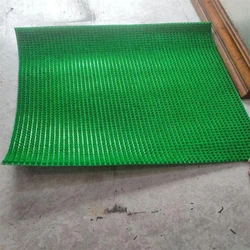 Green Pvc Floor Mat, 4 - 5 feet, solid colour