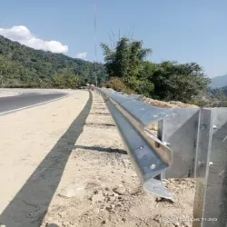 Metal Beam Crash Barrier, Material Mild Steel
