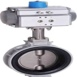 4MATIC Cement Butterfly Valve, Material Carbon Steel