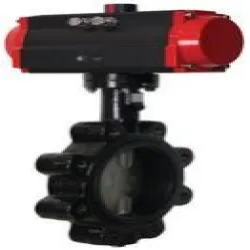 Electrical Actuator Operated Rubber Lined Butterfly Valve, Automation Grade Automatic