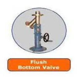 13 - Y Type Flush Bottom Tank Valve, Material Flush Bottom Valve