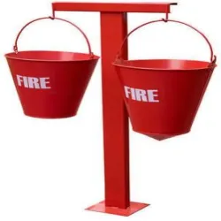 Fire Bucket Stand with Canopy, Base Materials MS