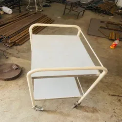 Round Shape Complete SS Instruments Trolley For, Material Stainless Steel