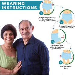 Lifecare Adult Diaper Pant Style, Material Cotton