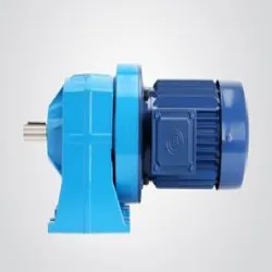 Two Three Stage Inline Gearbox, Type Helical, Worm
