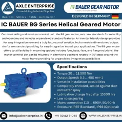Helical Smsr Gearbox, Motor Speed up to 50 RPM