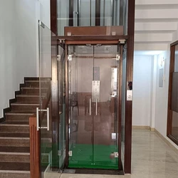 Residential Capsule Lift, Auto adjust door opening