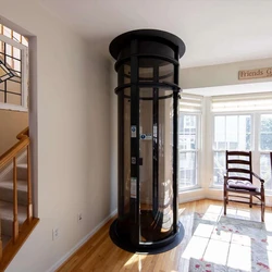 Pneumatic Capsule Lift, 360° panoramic design
