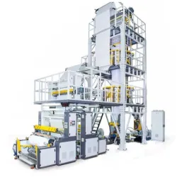 Fully Biodegradable Plastic Bag Film Blowing Machine, Power Consumption 48 - 75 kw