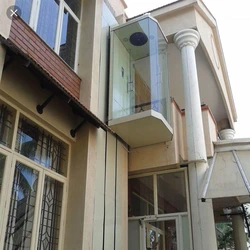 Wall Mounted Capsule Lift, Rectangular, square shape