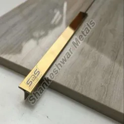 SS 304 Inlay Patti Profile T Sections in Stainless Steel, Shape T