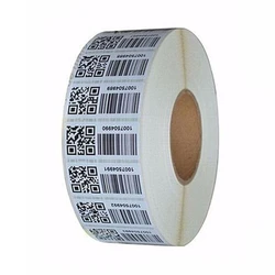 Laminated Barcode Roll, Clear layer and smudge free