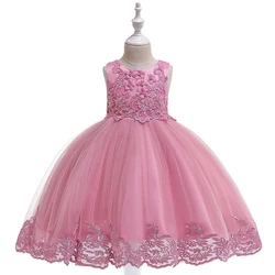 Stylish Latest Fashion Designer Embroidery Kids Gown