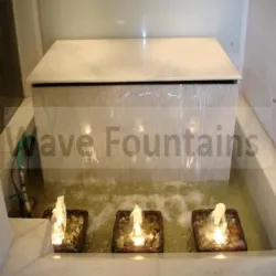 SS304 Gr Waterfall Sheet Truff CDI-SF-450M, Lighting Type LED