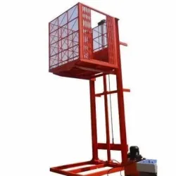 Stainless steel and Wood Mall Elevator, Max Persons 6 Persons