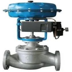 Stainless Steel SS Valve Electro Pneumatic Pid Control Valve, Size 32 Inch
