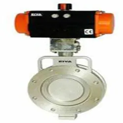 Pneumatic Butterfly valve, Maximum Working Temperature 110 DegreeC 230 DegreeF