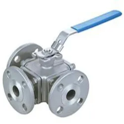 Ci Three Piece Ball Valve, Size 12 inch