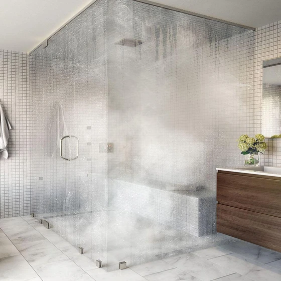 Steam Room Shower — 8 mm thickness transparent