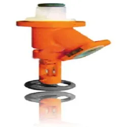 Cs, ss FEP Lined Flush Bottom Valve Y Type, Seat Moc PTFE, Color Silver, UsageApplication Designed to excel in the critical process of tank flushing