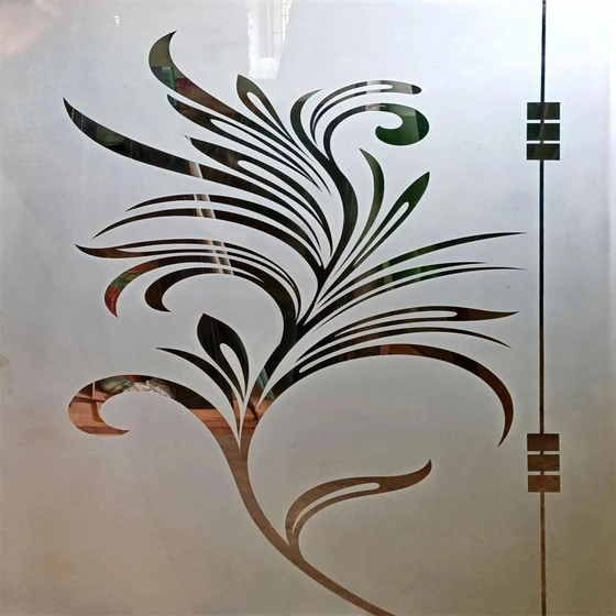 Designer Etched Glass — Decoration Interior Wall