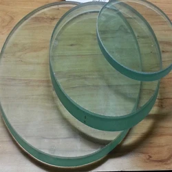 Circle Toughened Glass 