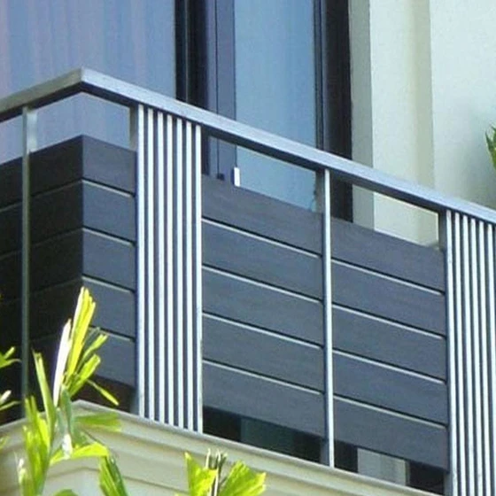 Balcony Aluminium Railing — Anodizing finishing