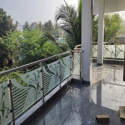 Polished Balcony Railings