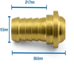 Brass Hose Nipples, For Industrial, Type na