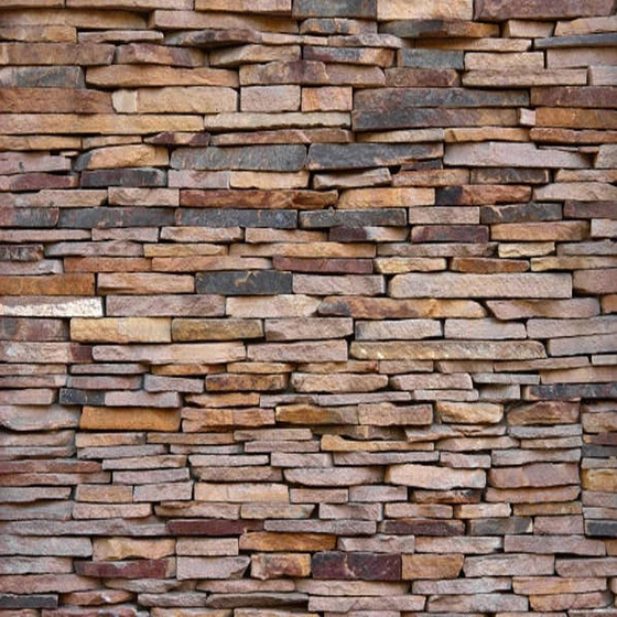 Cladding Wall Stone — Square shape rustic finish