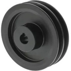 METRO 2 To 100 Cast Iron Motor Pulley, For TRANSMISSION, Multi-Groove, Type V Belt Pulley