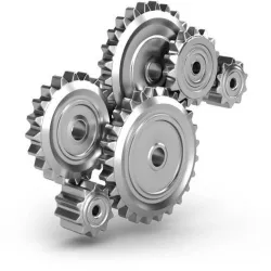 Ci Casting gear, Feature Resistant to Corrosion, Sturdy