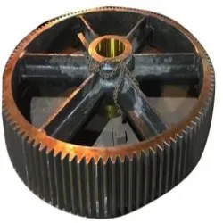 Spur And Helical Mild Steel Ring Gears, For Machinery, Shape Round
