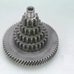 Three Wheeler Driven Gear, Color Black
