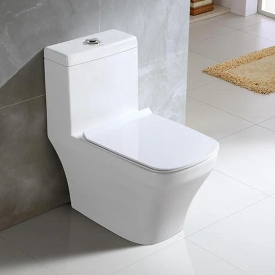 Ceramic Closets Toilet — Elongated Shape Thick 0 3mm
