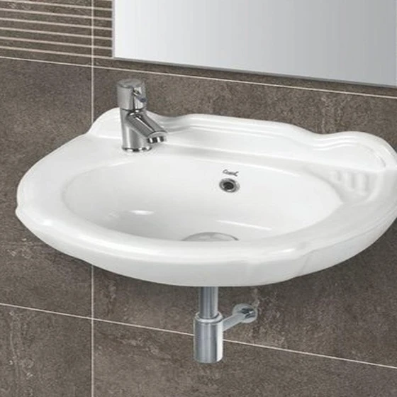 Rani Wash Basin — white base round ceramic