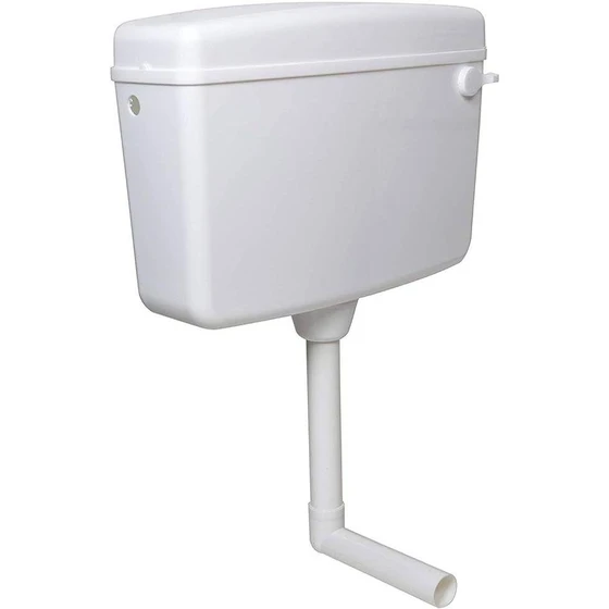 Cistern Flush Tanks — white color glossy finish