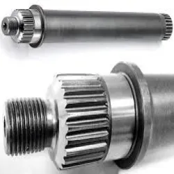 Industrial Spline Shaft, Material Steel