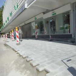 Precast Kerbstone, Color Gray
