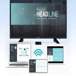 Interactive Flat Panel, Color Black