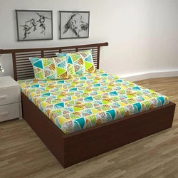 Multicolor Double Bedsheet