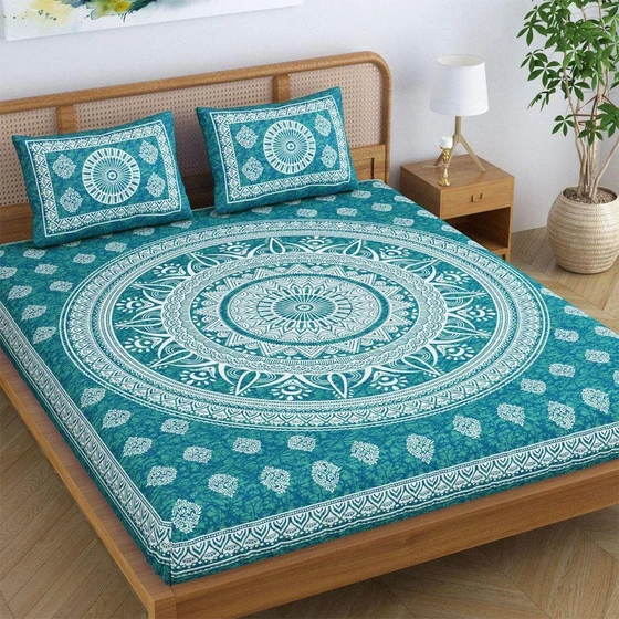 Mandala Printed BedSheet — Cotton material Sheet type