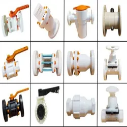 Ball Flange End Valve, Material HDPE