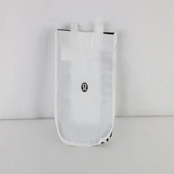 White Snap Button Bags