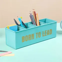 Table Organizer, Color BROWN AND WHITE