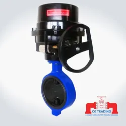 Motorised Upvc Body Butterfly Valve With Electrical Actuator, Power Manual