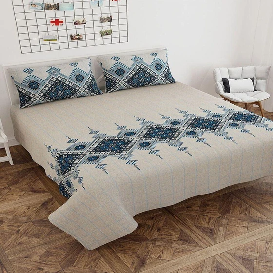 Printed Bedsheet Set — cotton fabric comfort soft