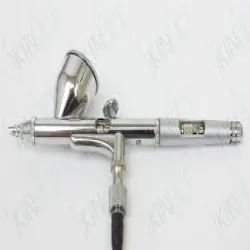 Portable Airbrush Air Compressor Spraying Gun, Handle Type Black Handle