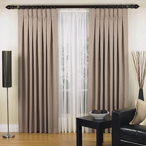 Box Pleat Curtain — Eco friendly soft use multi color