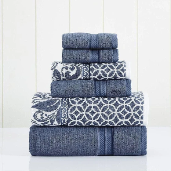 Printed Jacquard Towel — Rectangular shape handwash